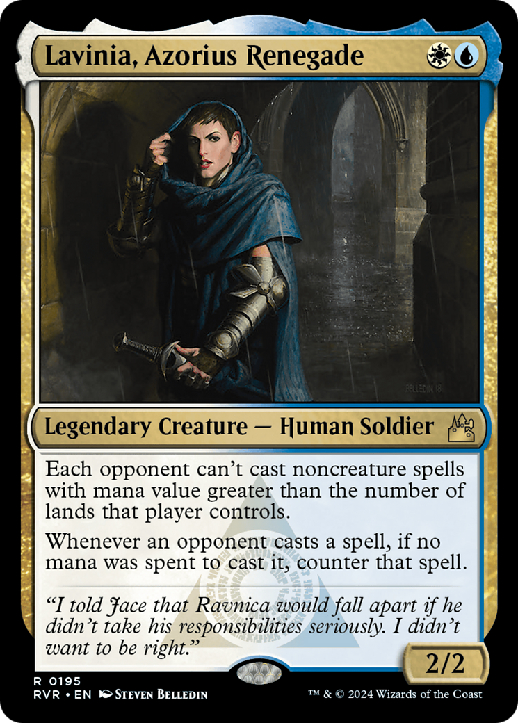 Lavinia, Azorius Renegade (RVR-195) - Ravnica Remastered Foil