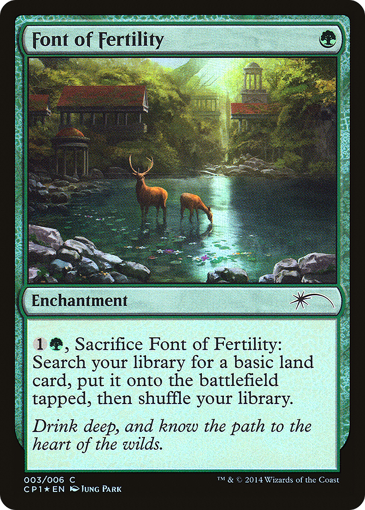 Font of Fertility (UMP-003) - Pack Magic 2015 Clash Foil 