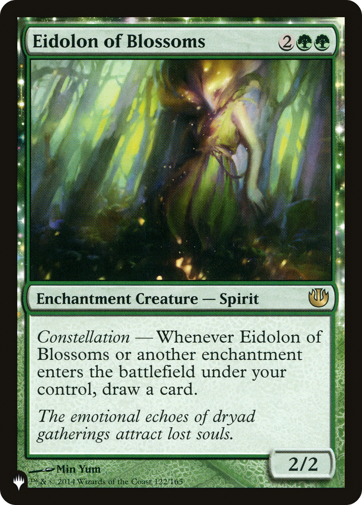 Eidolon of Blossoms (LIST-122/165) - The List: (enchantment)