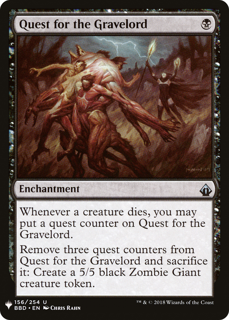 Quest for the Gravelord (LIST-BBD-156) - The List