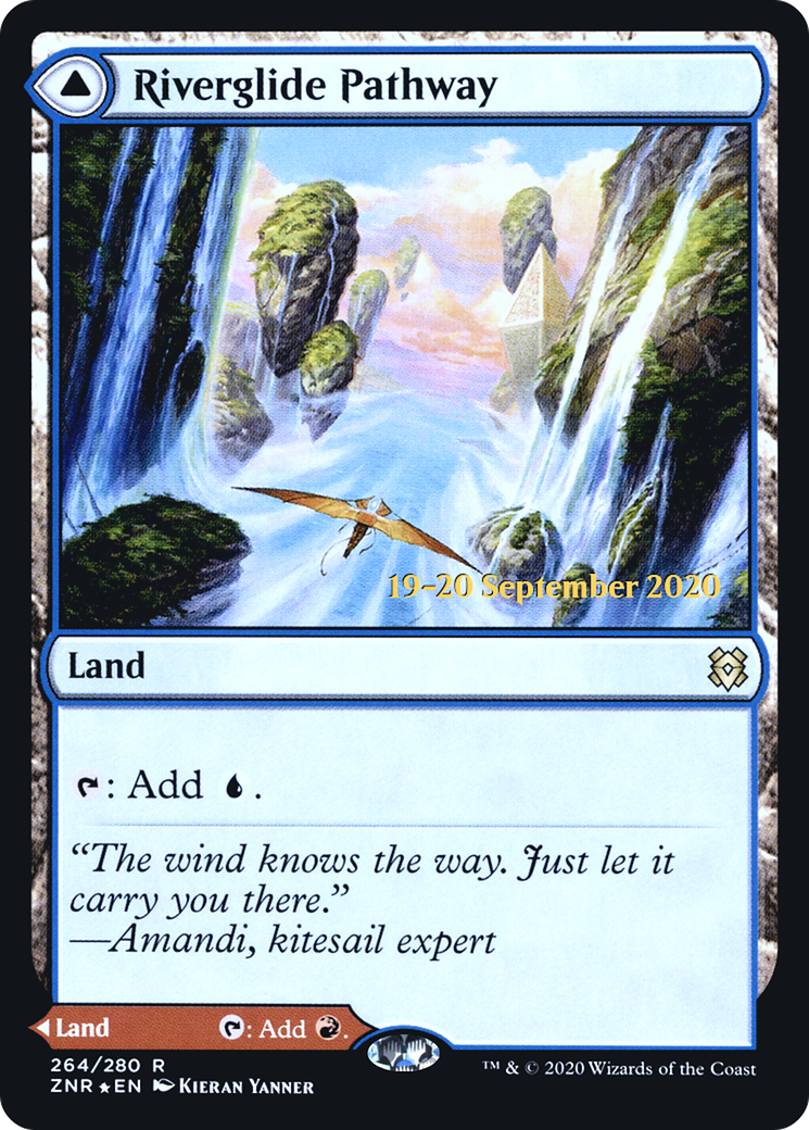 Riverglide Pathway (PRE-264S) - Zendikar Rising Promos Foil