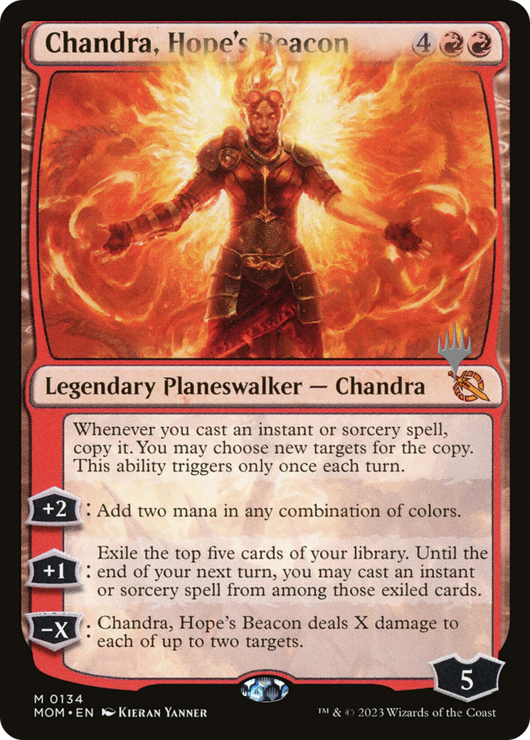 Chandra, Hope's Beacon (PPMOM-134P) - March of the Machine Promos