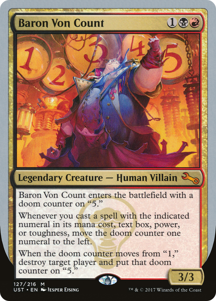 Baron Von Count (UST-127) - Feuille instable 