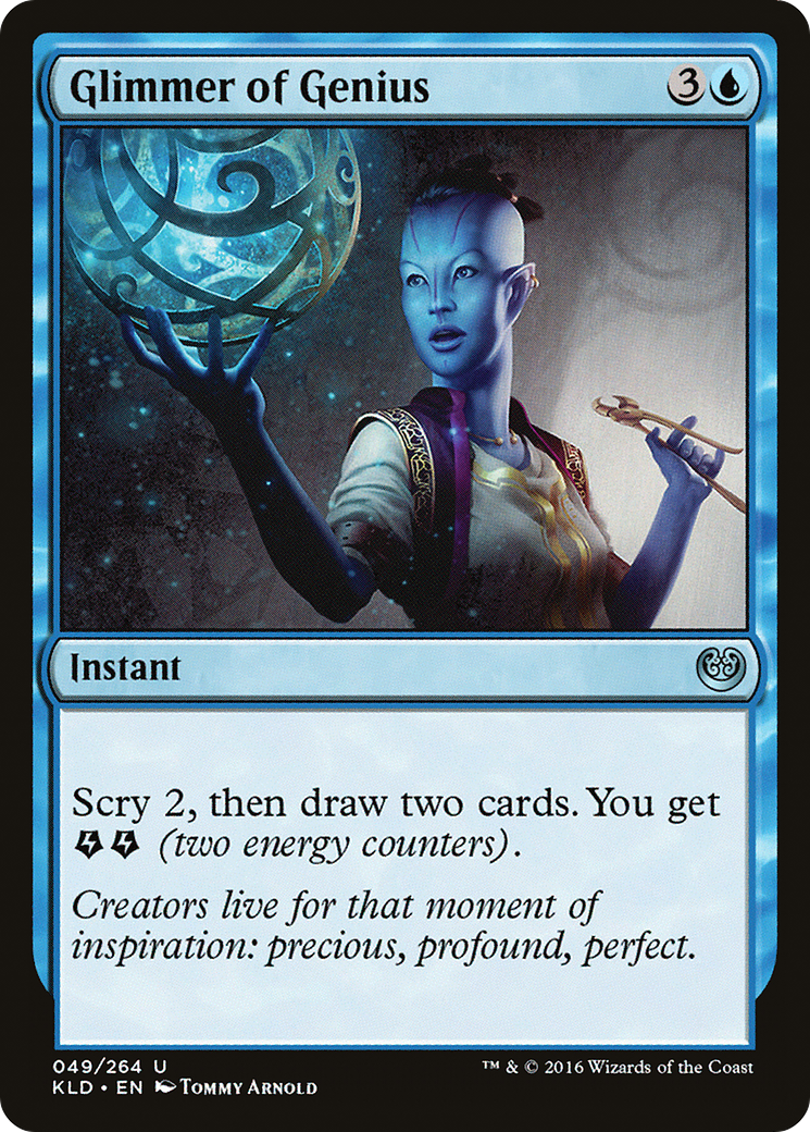 Lueur de génie (KLD-049) - Kaladesh Foil 