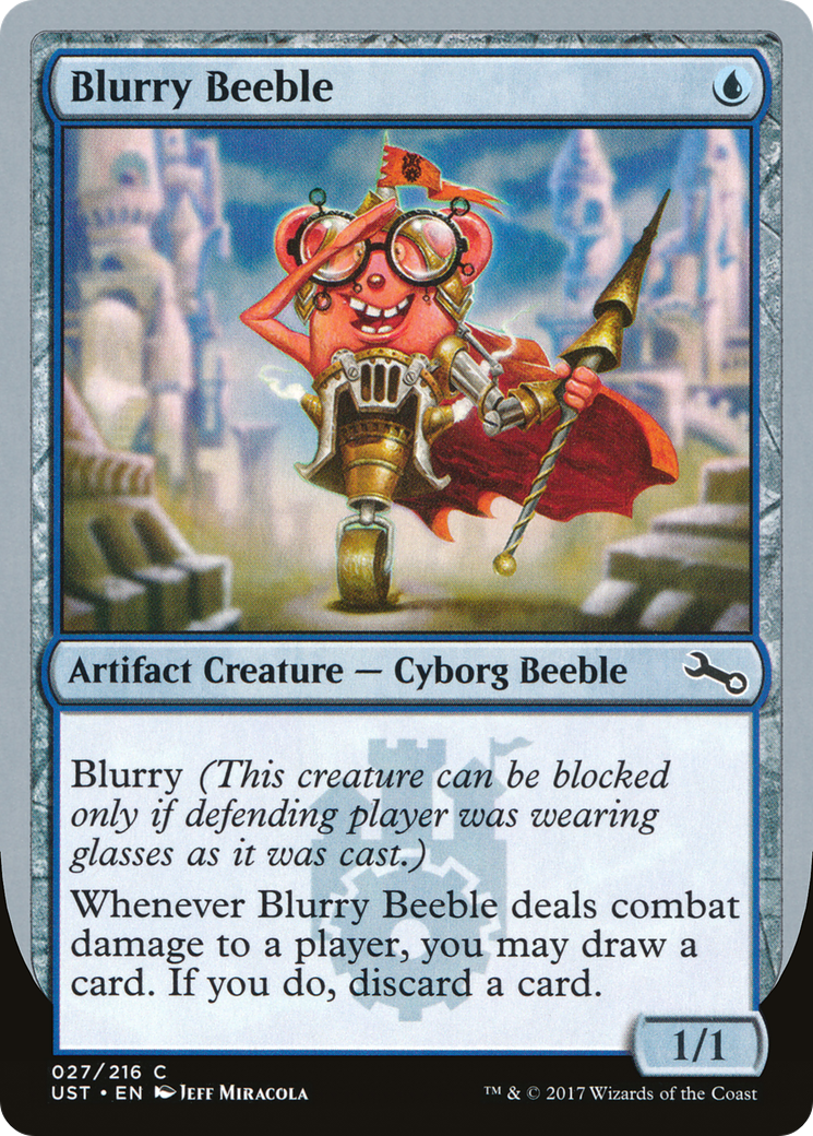 Blurry Beeble (UST-027) - Feuille instable 