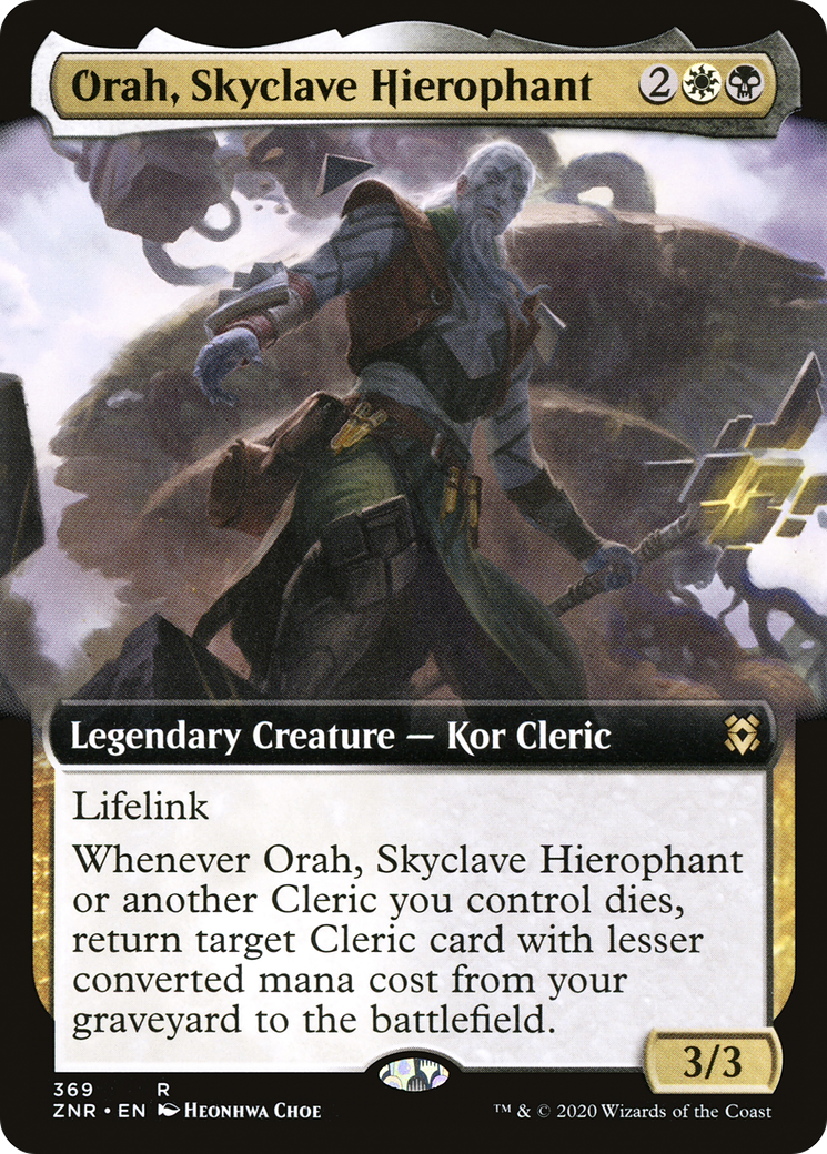 Orah, Skyclave Hierophant (Extended Art) (ZNR-369) - Zendikar Rising: (Extended Art)