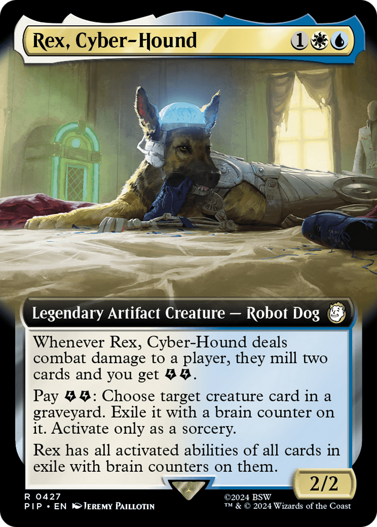 Rex, Cyber-Hound (Extended Art) (PIP-427) - Fallout: (Extended Art) Foil