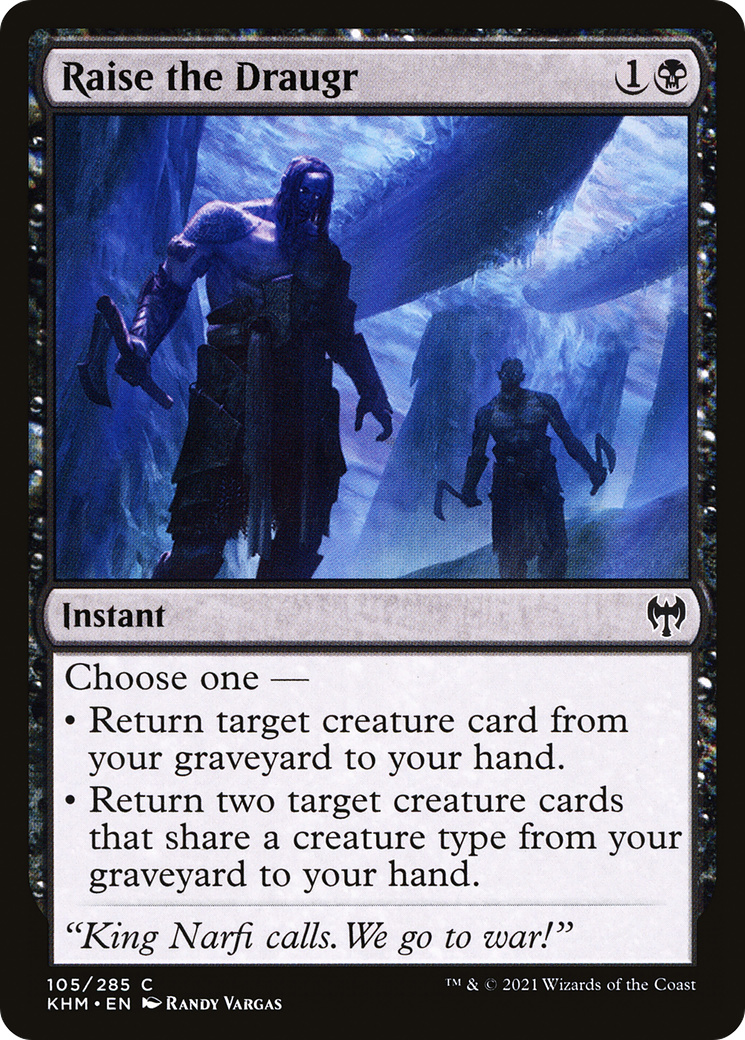 Élevez le Draugr (KHM-105) - Kaldheim Foil 