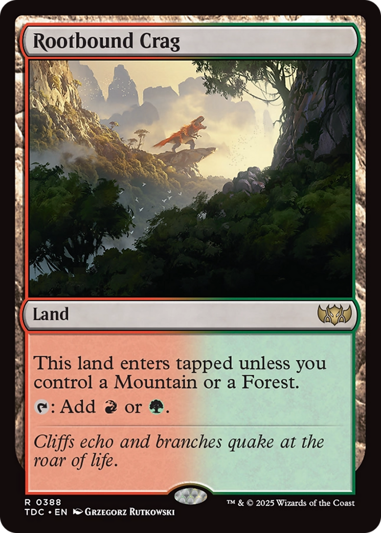 Rocher des Racines (TDC-388) - Commandant : Tarkir : Tempête de Dragons 