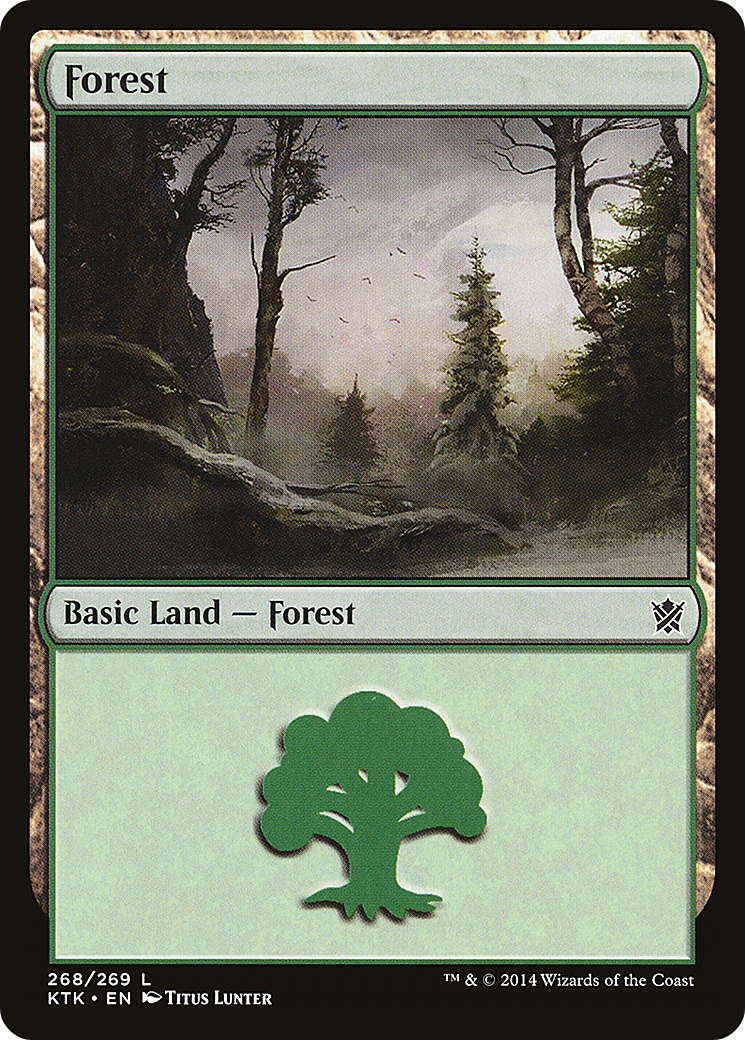 Forêt (KTK-268) - Les Khans de Tarkir 