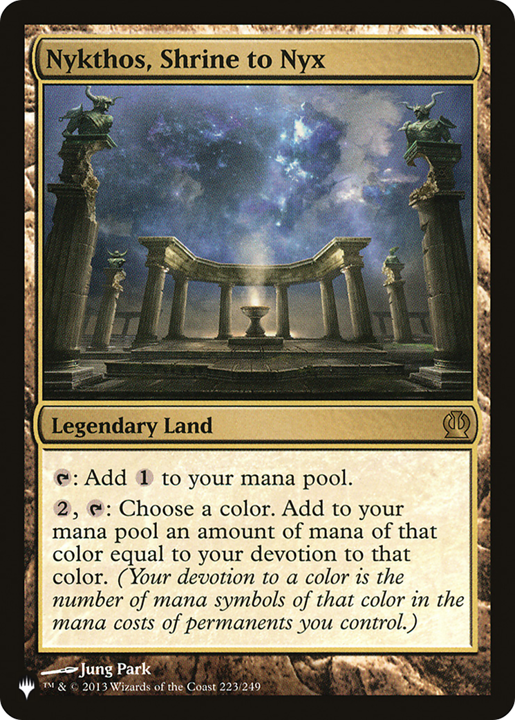 Nykthos, Shrine to Nyx (LIST-THS-223) - The List