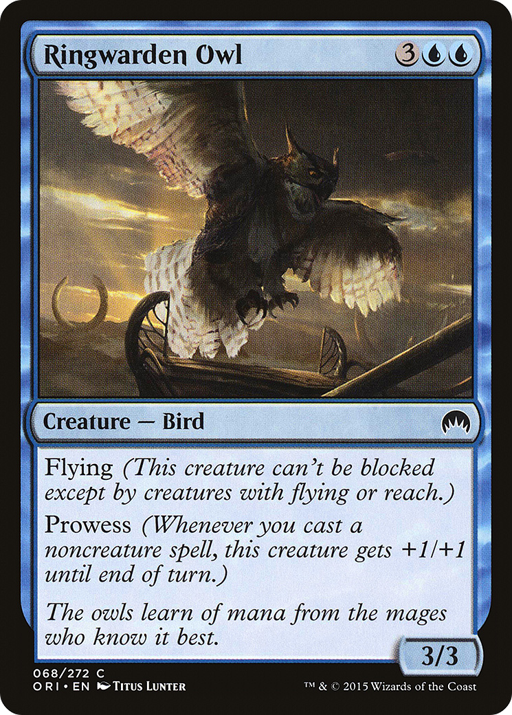 Ringwarden Owl (ORI-068) - Magic Origins Foil