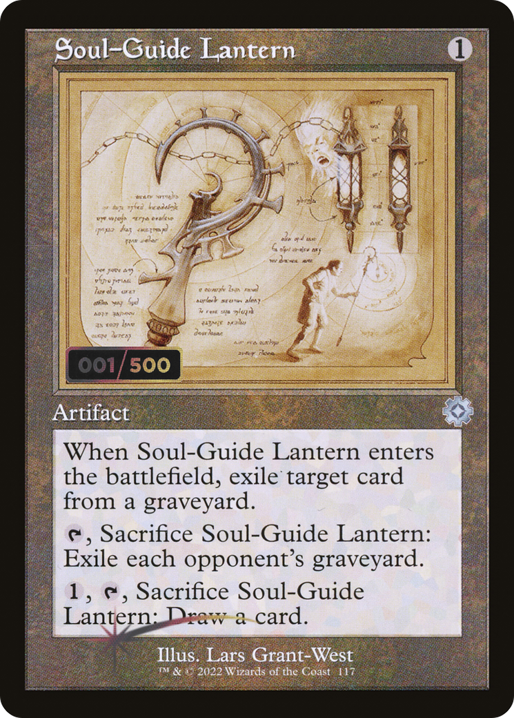 Soul-Guide Lantern (Schematic) (Serial Numbered) (BRR-117) - The Brothers' War Retro Artifacts Foil