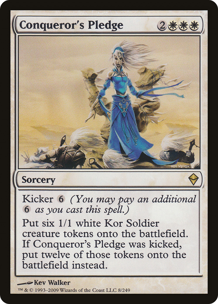 Serment du conquérant (ZEN-008) - Feuille de Zendikar 