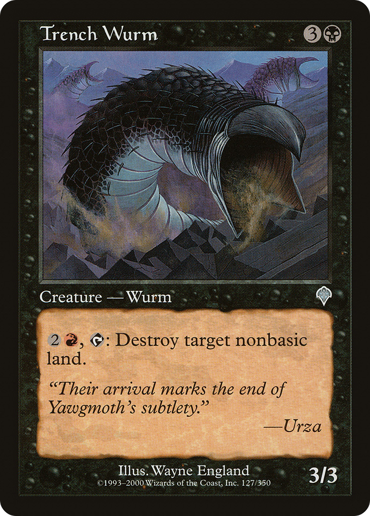 Guivre des tranchées (INV-127) - Invasion Foil 