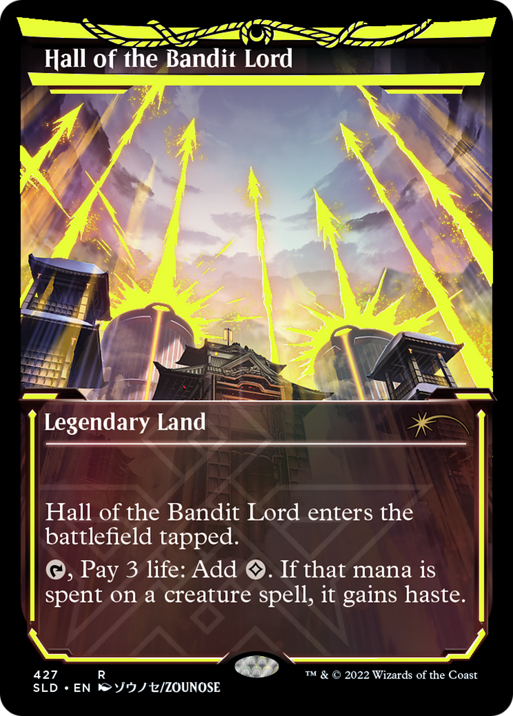 Hall of the Bandit Lord (Neon Yellow) (SLD-427) - Secret Lair Drop: (Showcase) Foil