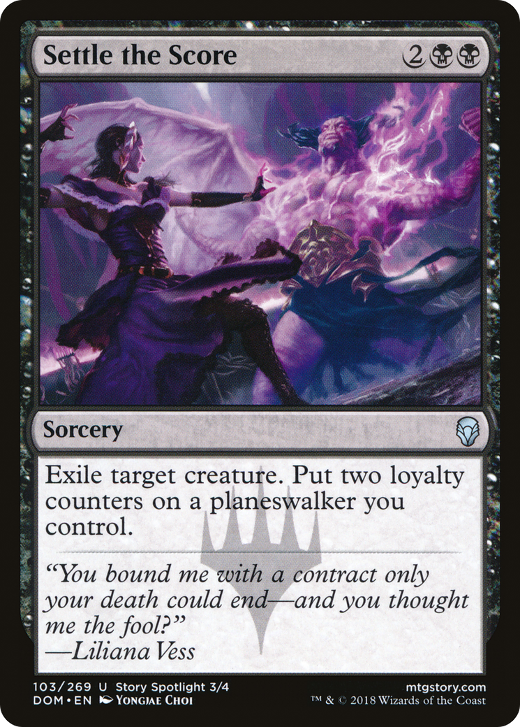 Régler ses comptes (DOM-103) - Dominaria 