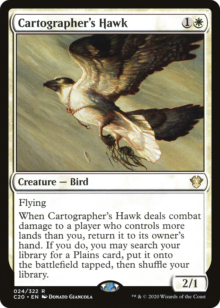 Cartographer's Hawk (C20-024) - Commander 2020