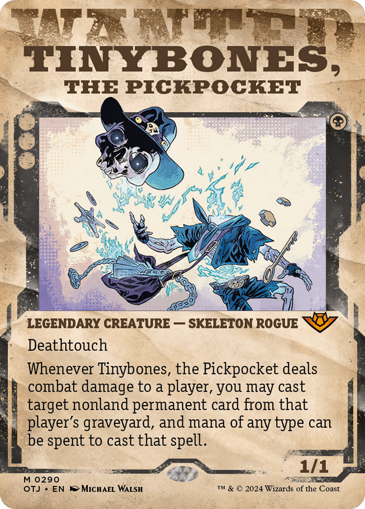 Tinybones, the Pickpocket (Showcase) (OTJ-290) - Outlaws of Thunder Junction: (Showcase) (Borderless) Foil