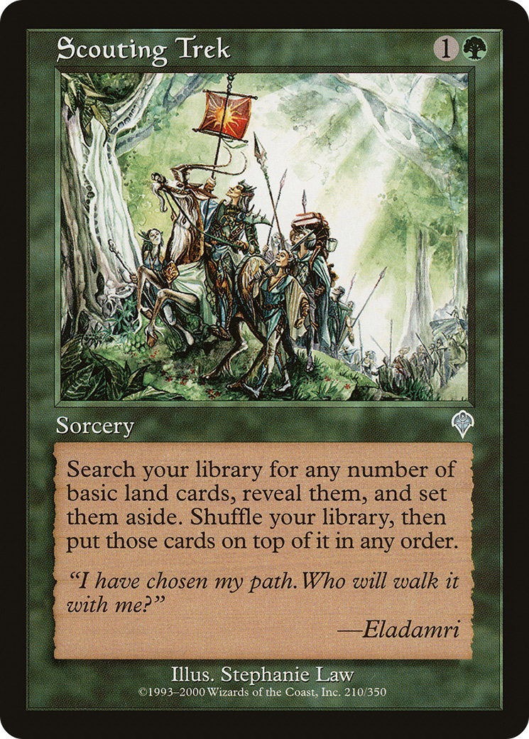 Scouting Trek (INV-210) - Invasion Foil 