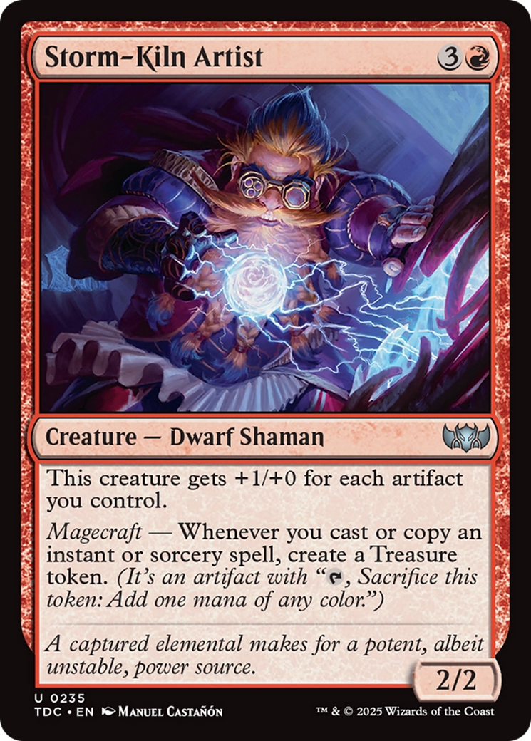 Artiste du Four à Tempête (TDC-235) - Commandant : Tarkir : Tempête de Dragons 