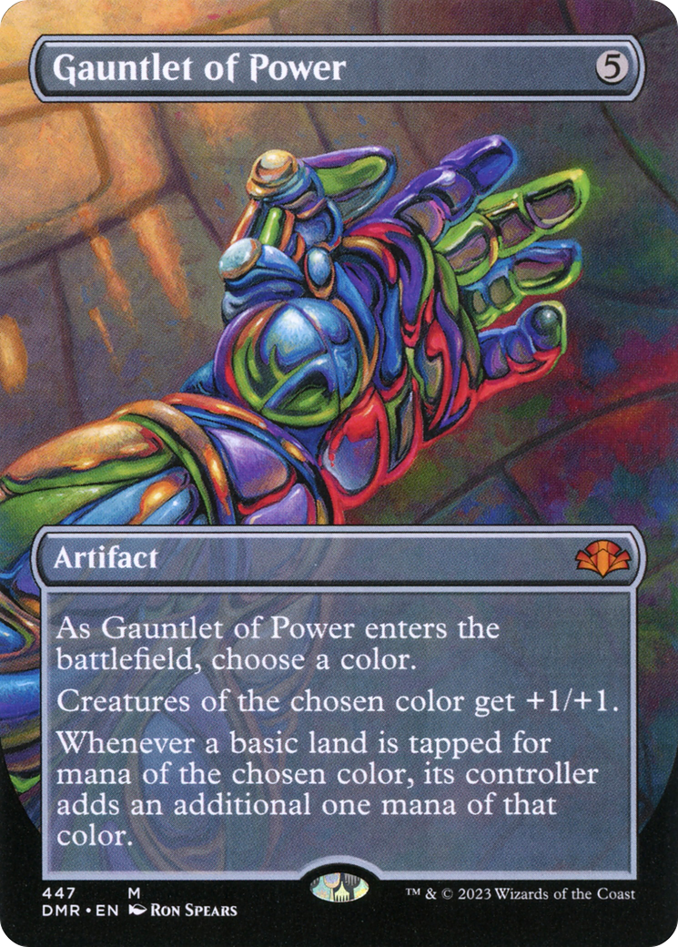 Gantelet du pouvoir (DMR-447) - Dominaria Remastered (Borderless) 