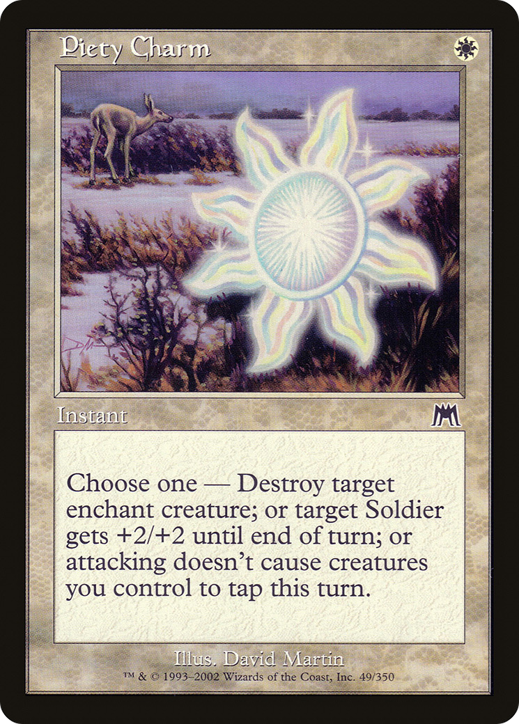 Charme de piété (ONS-049) - Onslaught Foil 