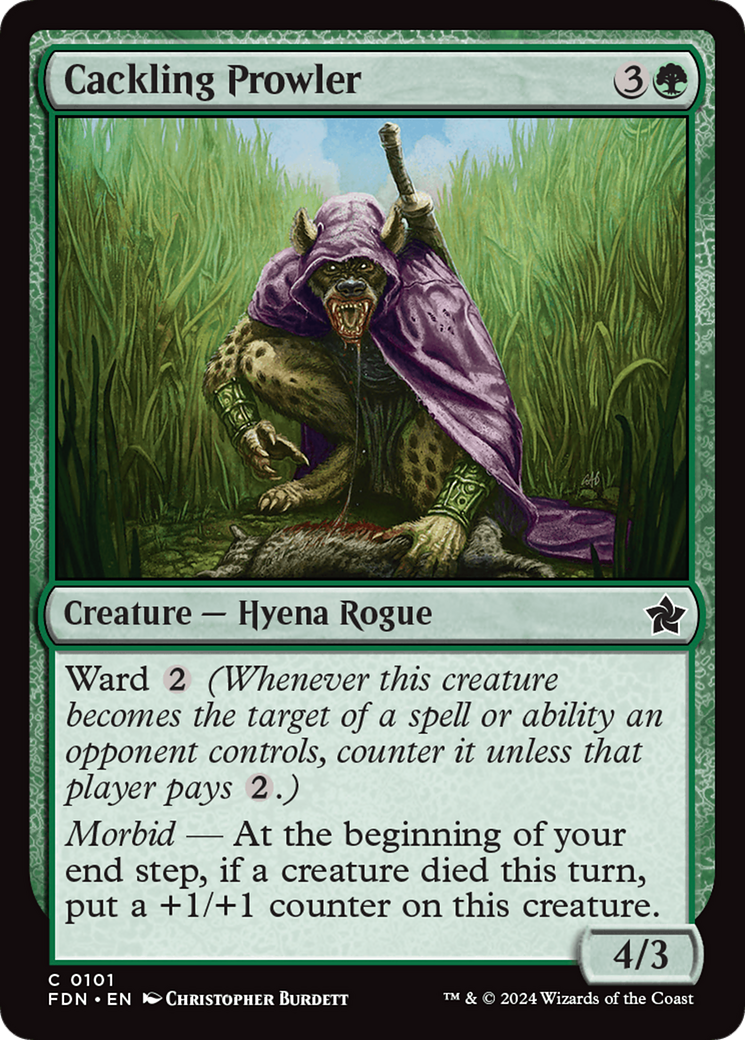 Cackling Prowler (FDN-101) - Fondements 
