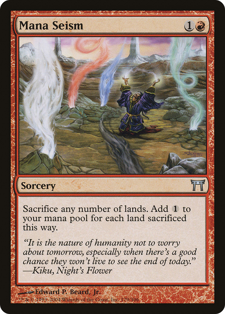 Mana Seism (CHK-179) - Champions de Kamigawa 