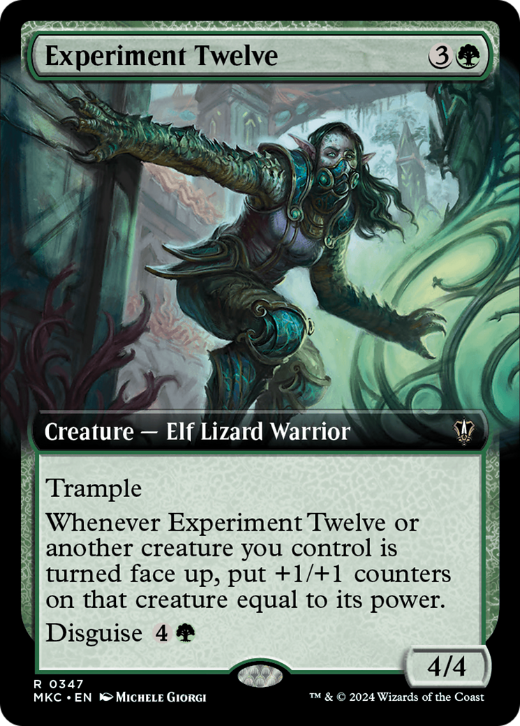 Experiment Twelve (Extended Art) (MKC-347) - Murders at Karlov Manor Commander: (Extended Art)