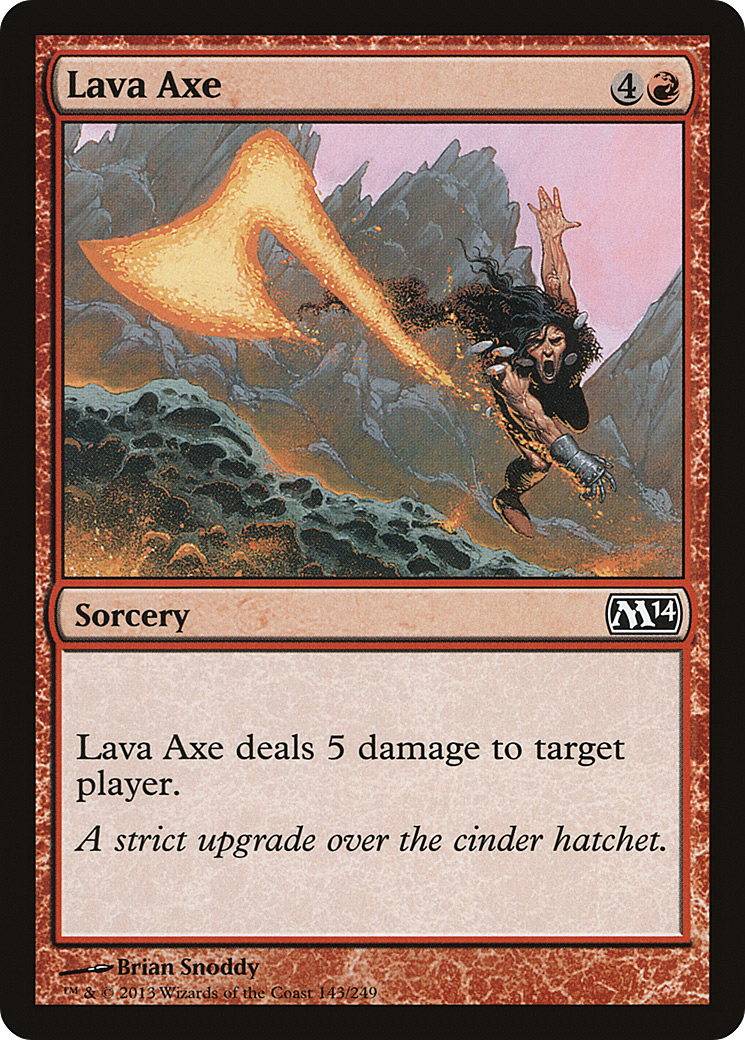 Hache de lave (M14-143) - Magic 2014 