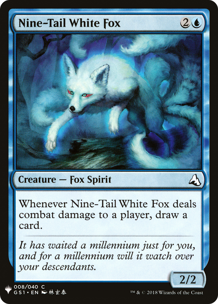Nine-Tail White Fox (LIST-GS1-8) - The List