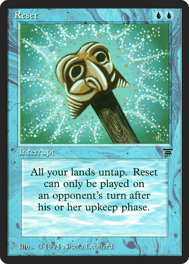 Réinitialiser (LEG-073) - Légendes 
