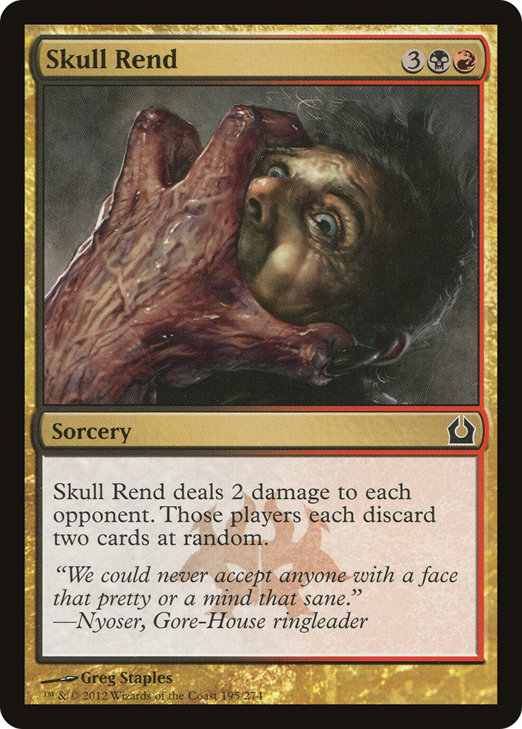 Skull Rend (RTR-195) - Return to Ravnica Foil