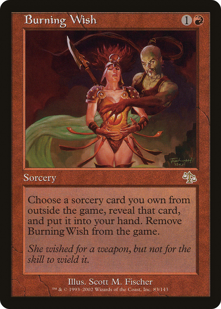 Burning Wish (JUD-083) - Feuille de jugement 