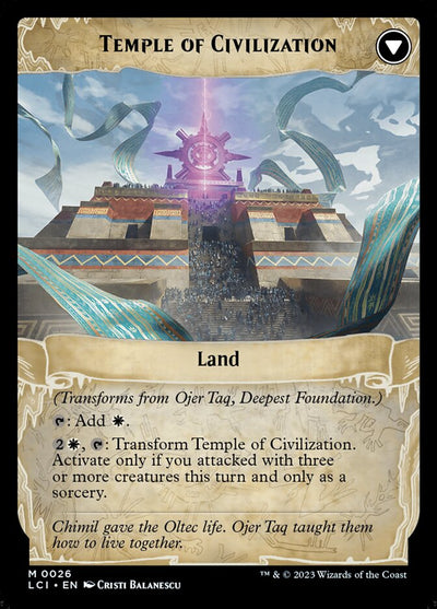 Ojer Taq, Deepest Foundation (Back)
