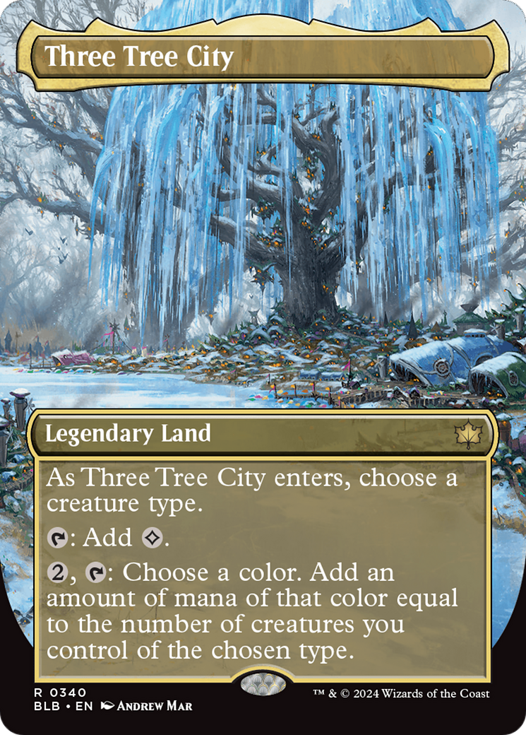 La Cité des Trois Arbres (BLB-340) - Bloomburrow (sans bordure) 