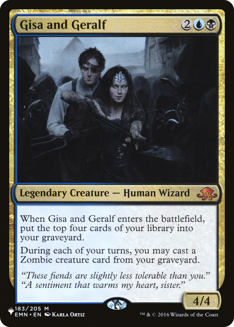 Gisa and Geralf (LIST-183/205) - The List