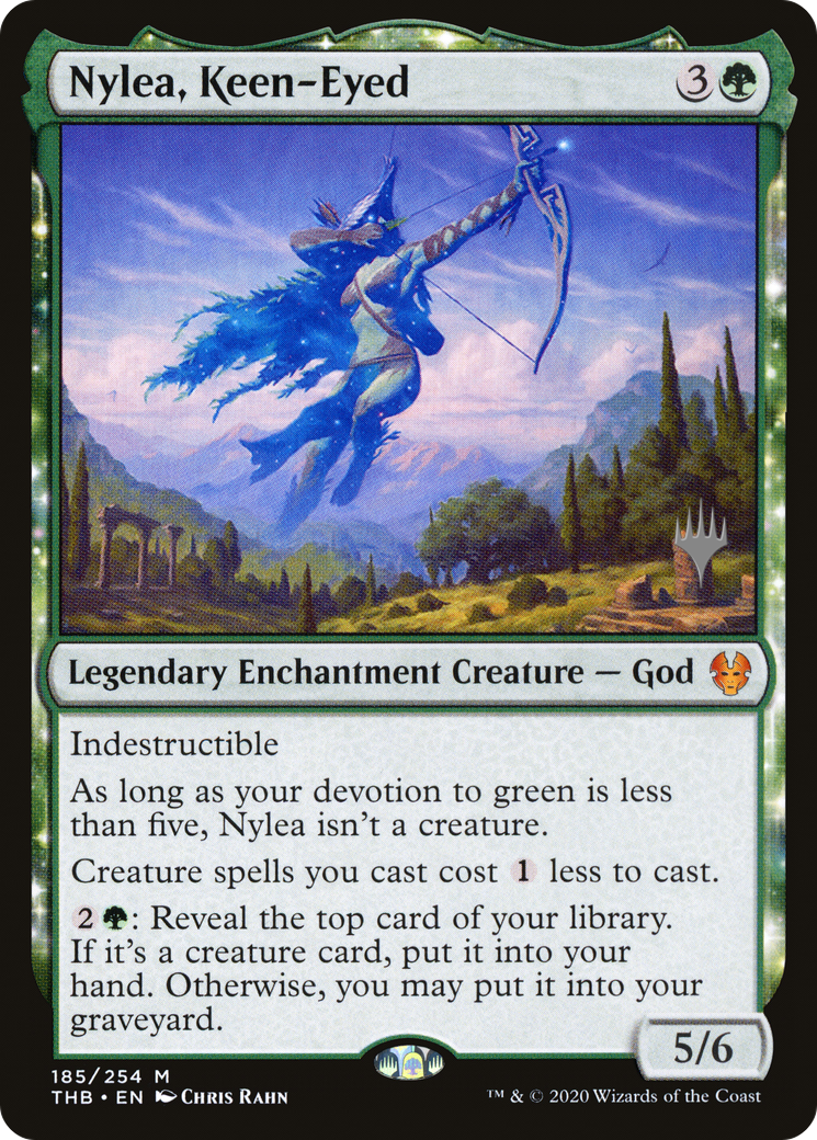 Nylea, l'œil vif (PPTHB-185P) - Promos Theros Beyond Death : (enchantement) Foil 