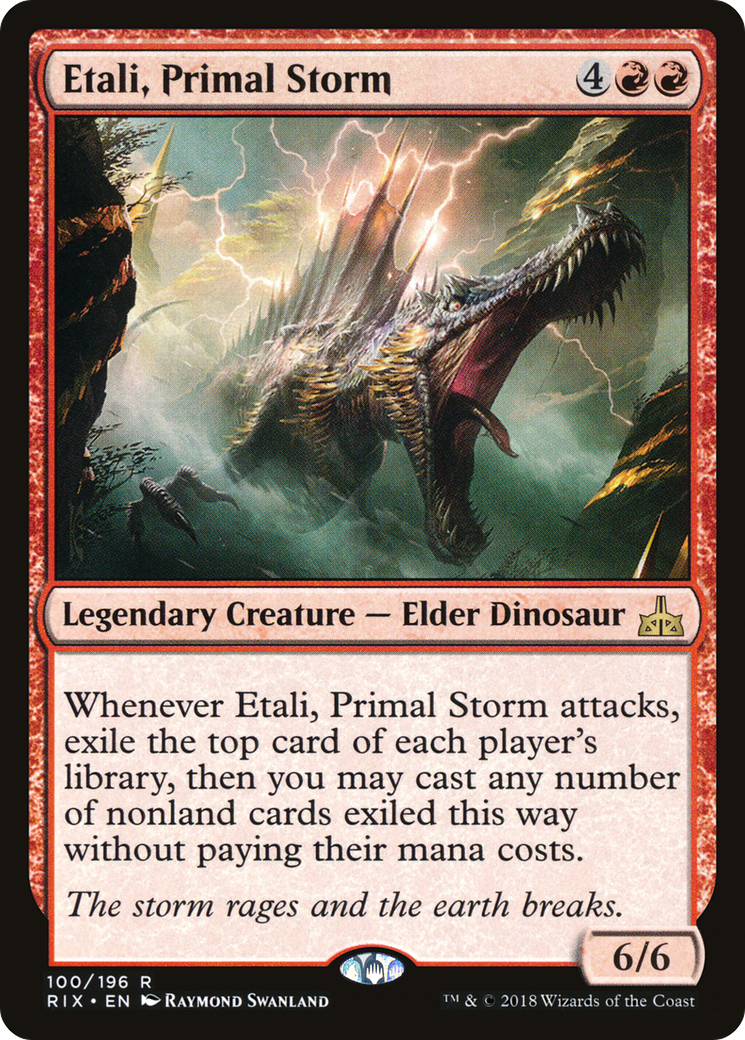 Etali, Primal Storm (RIX-100) - Rivals of Ixalan