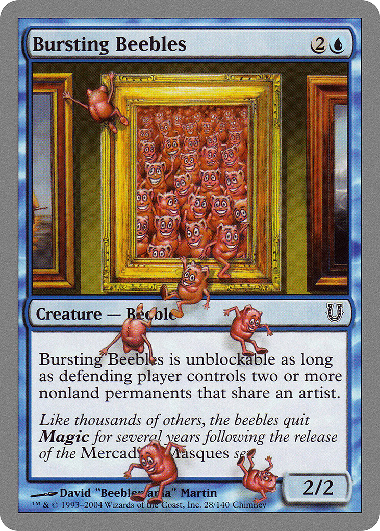Bursting Beebles (UNH-028) - Feuille déchiquetée 