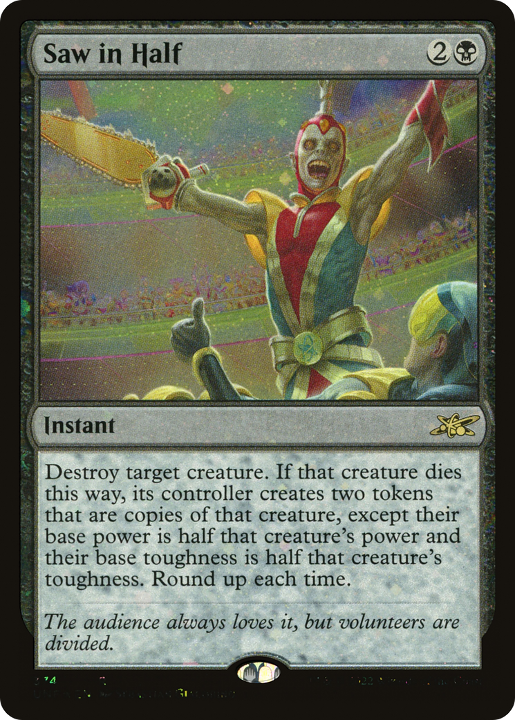 Scie en deux (UNF-374) - Unfinity Foil 