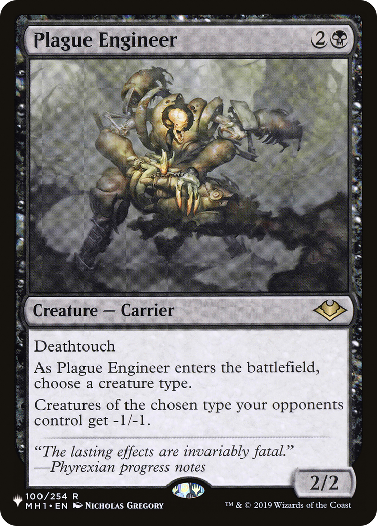 Plague Engineer (LIST-MH1-100) - The List