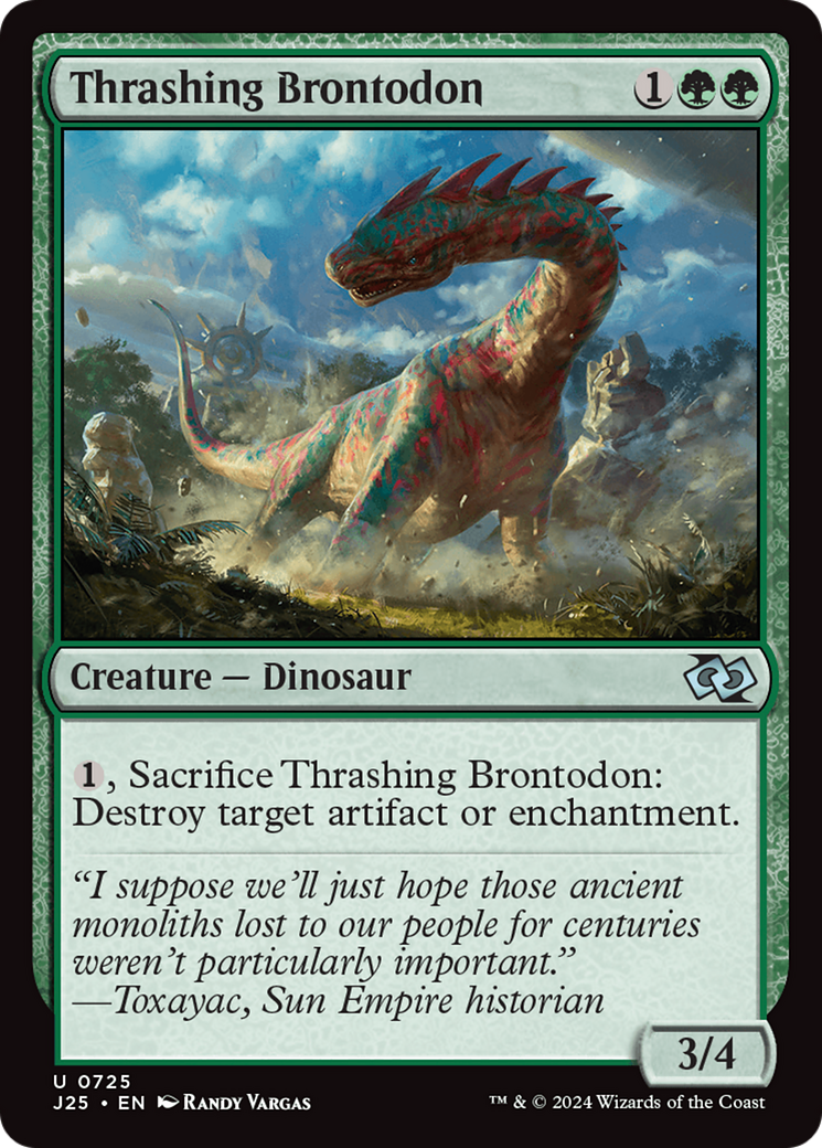 Thrashing Brontodon (J25-725) - Foundations Jumpstart