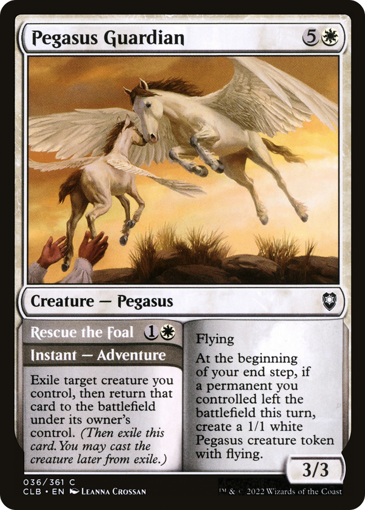 Pegasus Guardian (CLB-036) - Commander Legends: Battle for Baldur's Gate