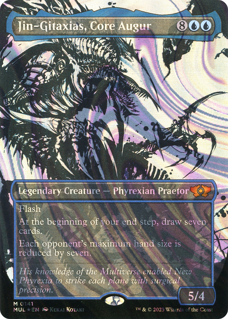Jin-Gitaxias, Augure du Noyau (MUL-141) - Multiverse Legends : (Vitrine) (Sans bordure) Foil 