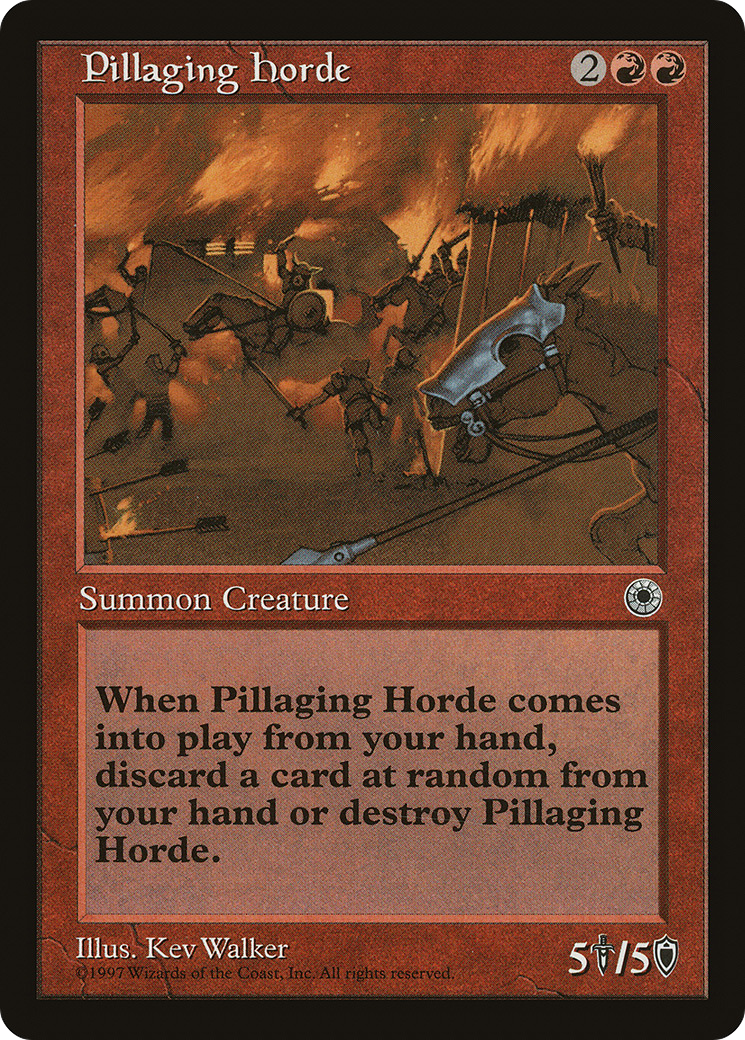 Horde de pillage (POR-142) - Portail 