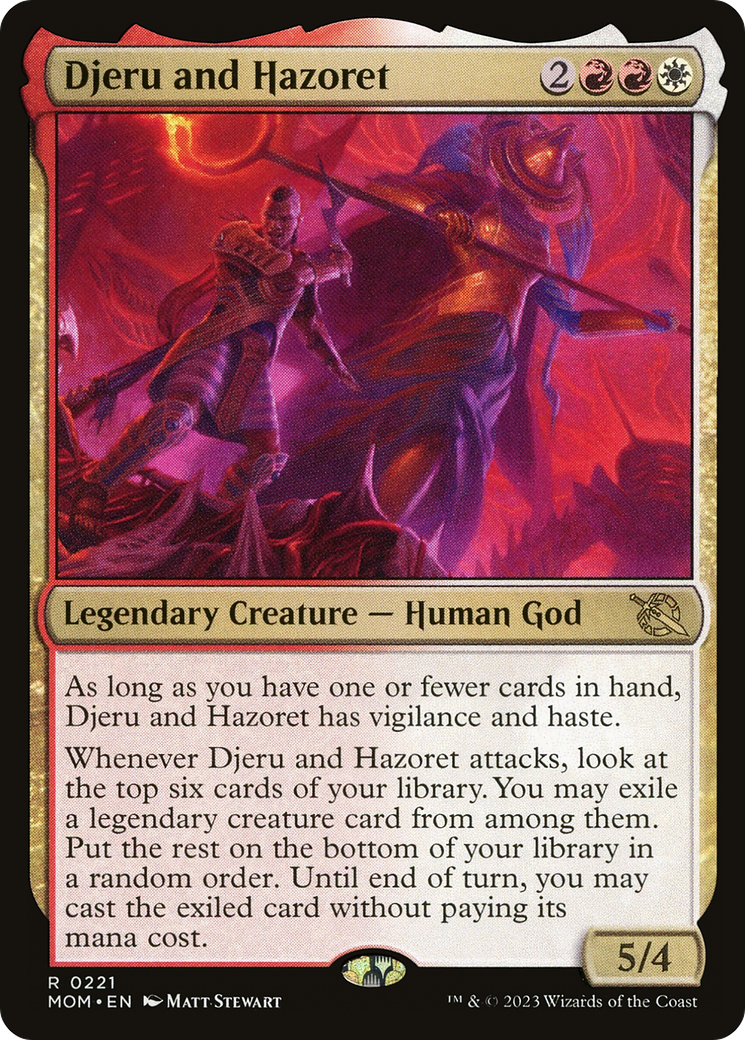Djeru and Hazoret (MOM-221) - March of the Machine Foil