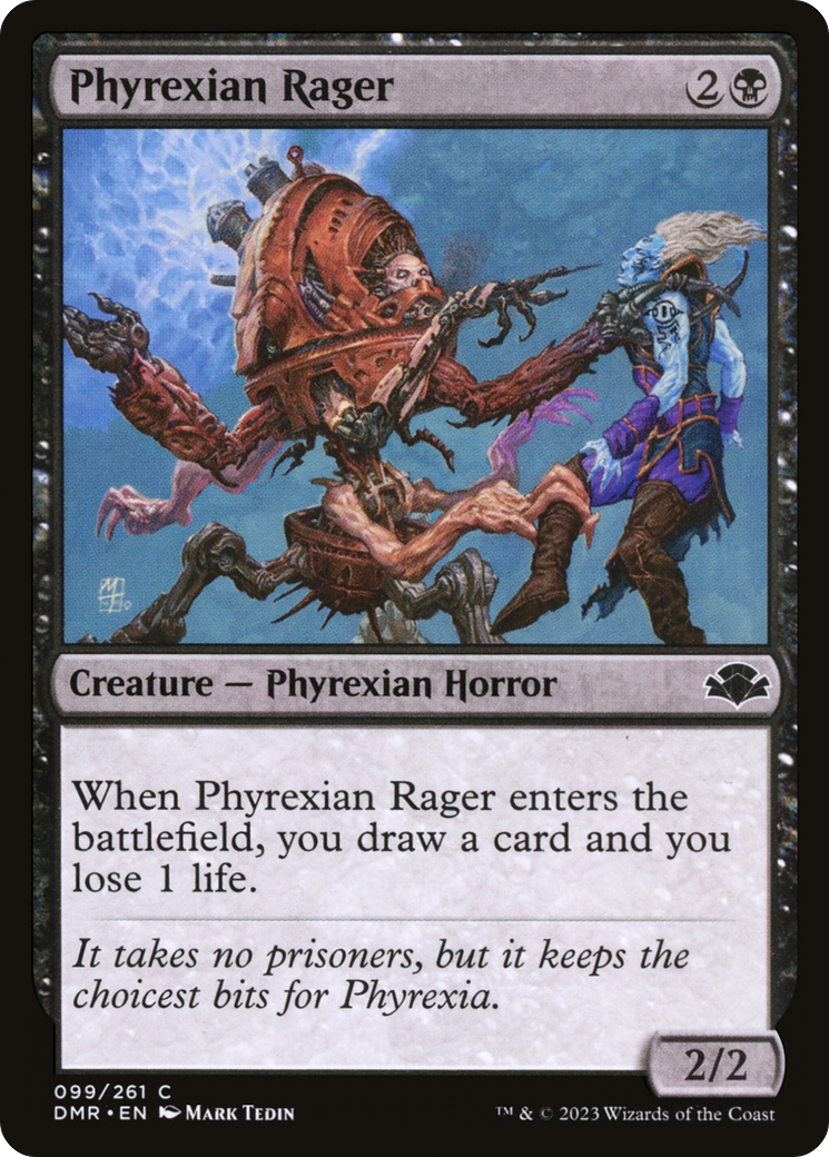 Phyrexian Rager (DMR-099) - Dominaria Remastered Foil