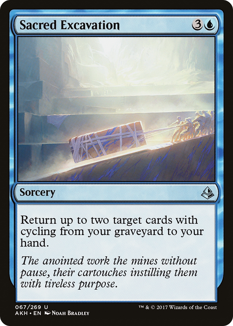 Fouilles sacrées (AKH-067) - Feuille d'Amonkhet 